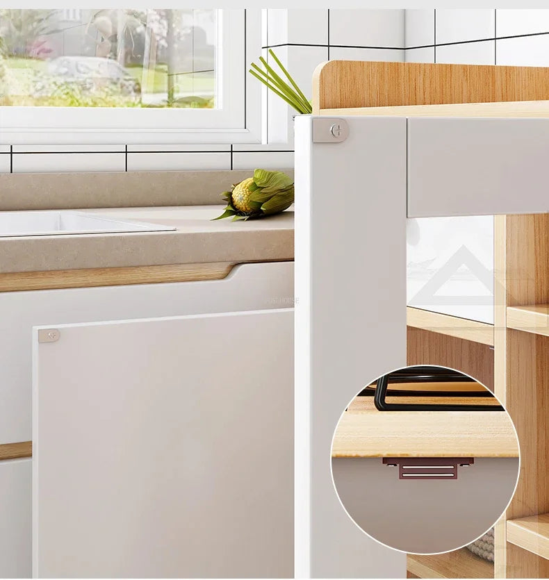 Solid Wood Kitchen Cabinets Simple Kitchen Furniture