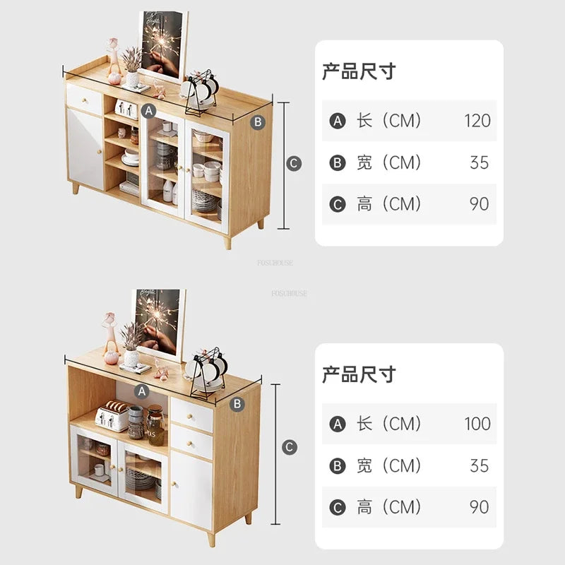 Solid Wood Kitchen Cabinets Simple Kitchen Furniture