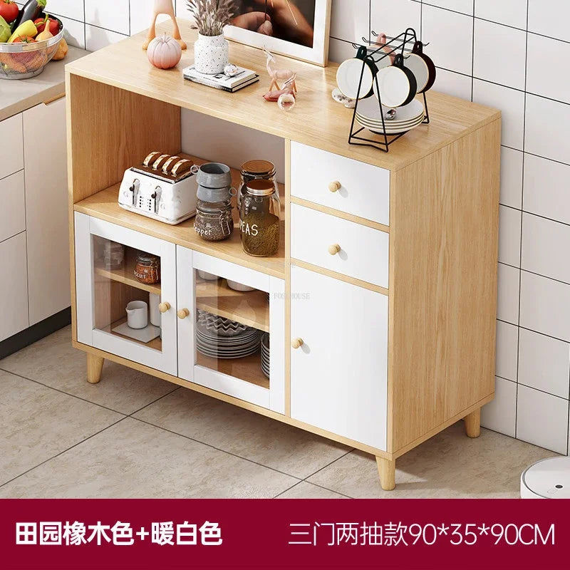 Solid Wood Kitchen Cabinets Simple Kitchen Furniture
